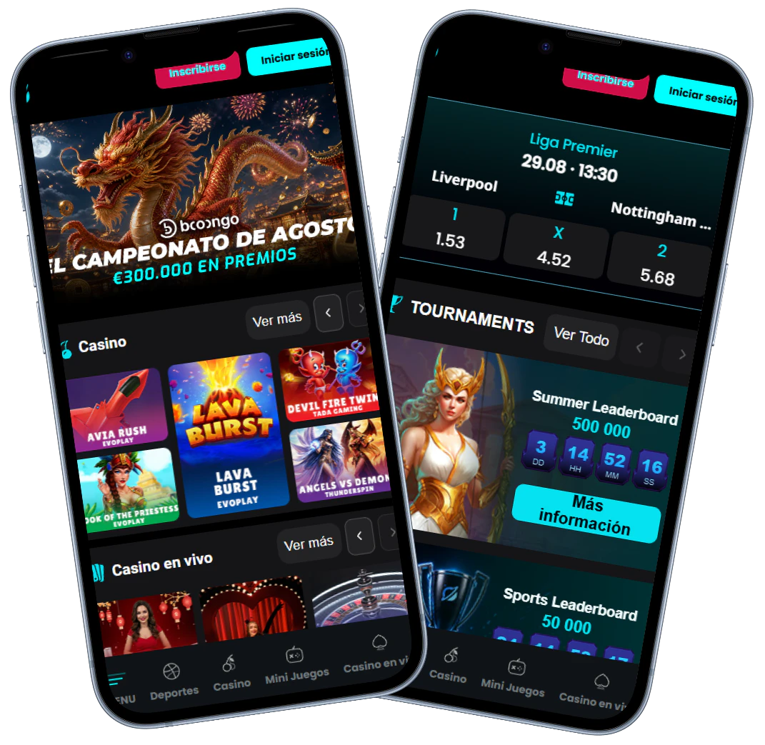 Cosmobet Casino versión móvil con juegos en vivo y torneos deportivos